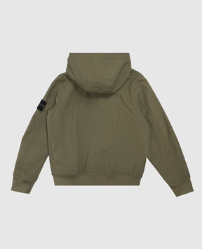 Stone Island Дитяча зелена куртка з патчем L2S16Q100001S0B2268