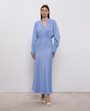 Twinset Голубое платье макси 261TP2761