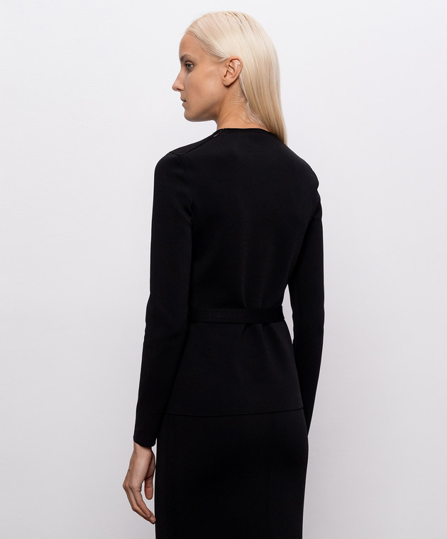 Tom Ford Чорний джемпер з поясом MAK1494YAX1085 зображення 4