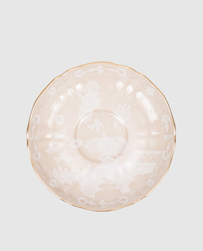Ginori 1735 Бежевое фарфоровое блюдце для чайной чашки 003RG00FPT401010150