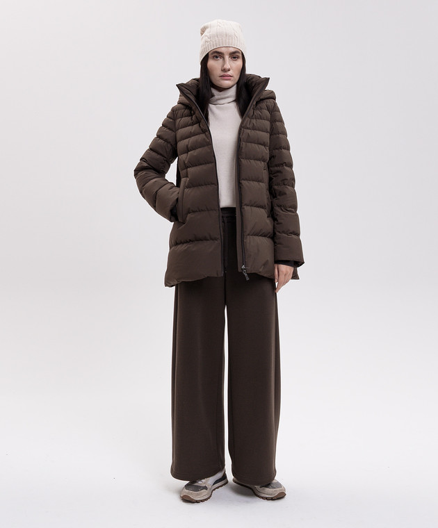 Herno Коричневий пуховик PI002228D12840 зображення 2
