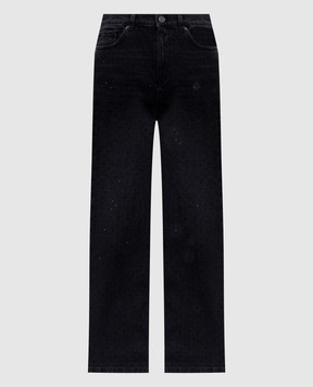 Twinset Черные джинсы в кристаллы 252TT2271