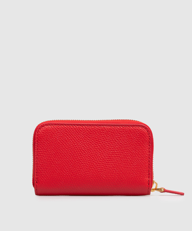 Valentino Красный кожаный кошелек 9W2P0AY3SNP изображение 2
