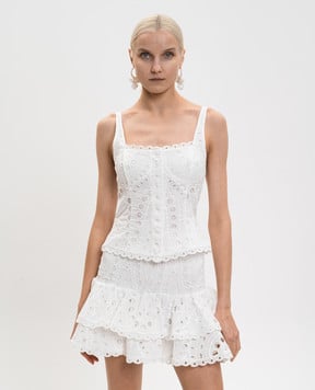 Charo Ruiz Белый топ Nereus 263104