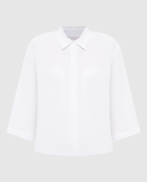 Peserico Біла сорочка з льону S0600202647