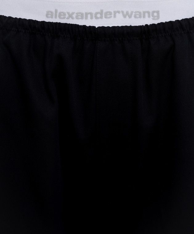 Alexander Wang Чорні штани з логотипом 1WC1264969 зображення 5