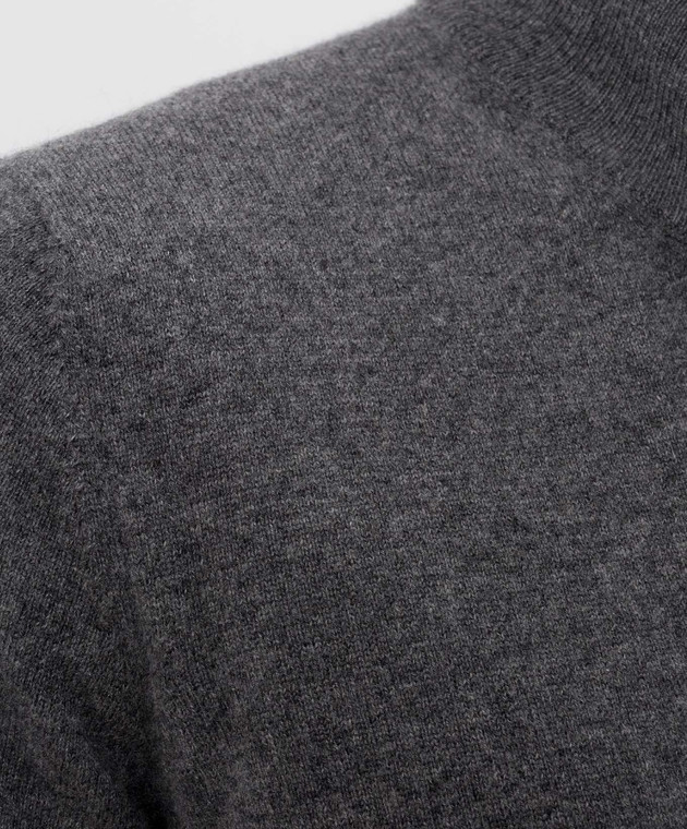 Brunello Cucinelli Джемпер серого цвета из кашемира M2200124 изображение 5