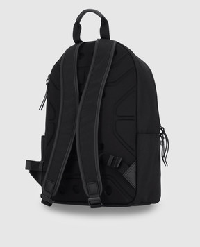 Premiata Чорний рюкзак з патчем логотипа BLADE