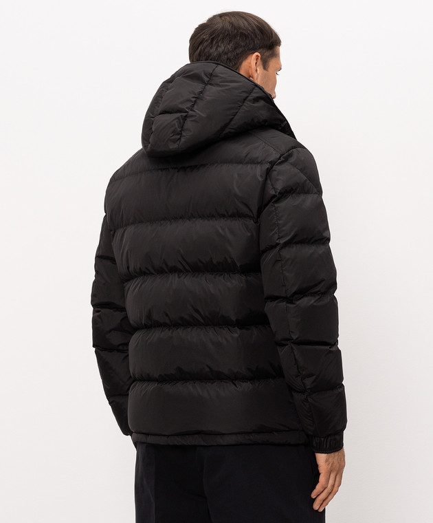 Moncler Черный пуховик Maya Matte L20911A53600539ZD изображение 4