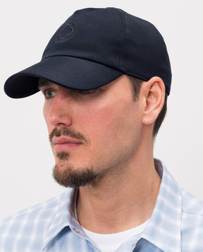 Peserico Синяя кепка с вышивкой эмблемы R76057C0RCC762