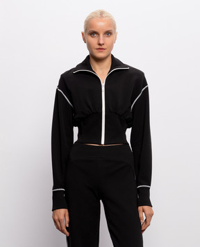 Max & Co Черная укороченная спортивная куртка DANZATORE MCLDANZATORE