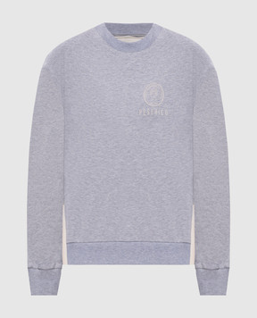 Peserico Сірий меланжевий світшот з логотипом A12575J0Q12379E