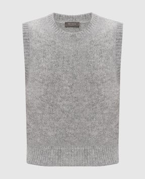 Peserico Сірий топ з вовною E98114F0509207