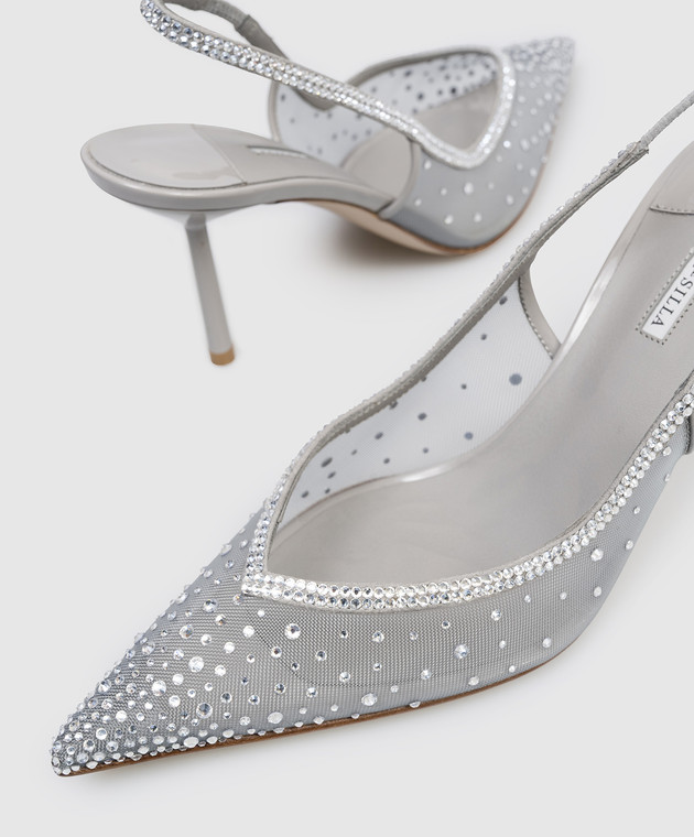 Le Silla Сірі слінгбеки NICOLE з кристалами 4247D080BYPPGSL зображення 5