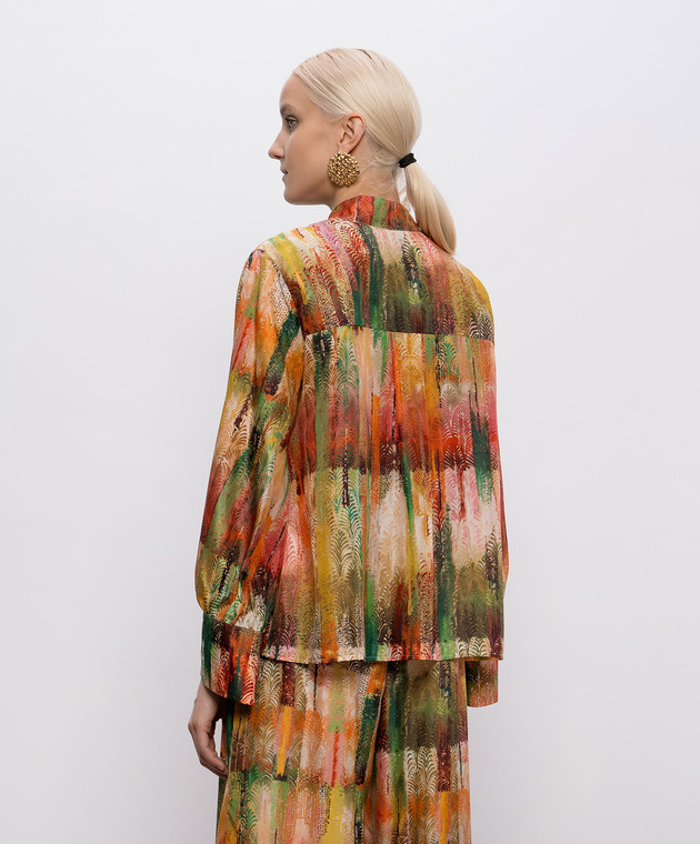 Momoni Блуза Franklin із шовку MOSH04002MO зображення 4