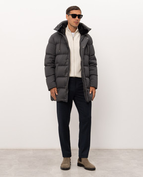 Canali Кардиган из кашемира цвета айвори MK02546C0022