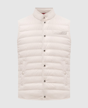 Brunello Cucinelli Пуховий жилет сірого кольору MV4081711