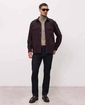 Canali Сині джинси з патчем логотипа PX0102891719