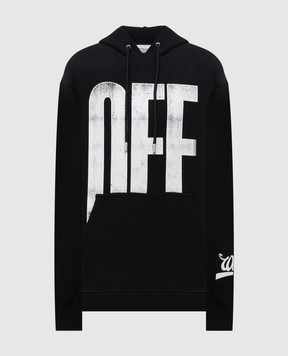 Off-White Чорне худі Big Off 44MBB085F5F00Q