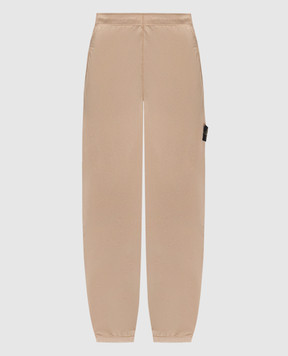 Stone Island Бежеві джогери з патчем логотипа L1S153100049S0003