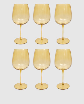 Vema Набір жовтих келихів ROMANTIC 6 шт OPIUM75ROMANTIC