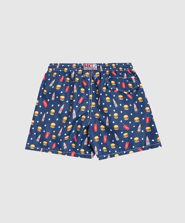 MC2 SAINT BARTH Дитячі сині шорти для плавання Jean Lighting JEA000402611L зображення 2