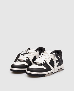 Off-White Кожаные кроссовки Out Of Office с контрастным логотипом OWIA259C99LEA006