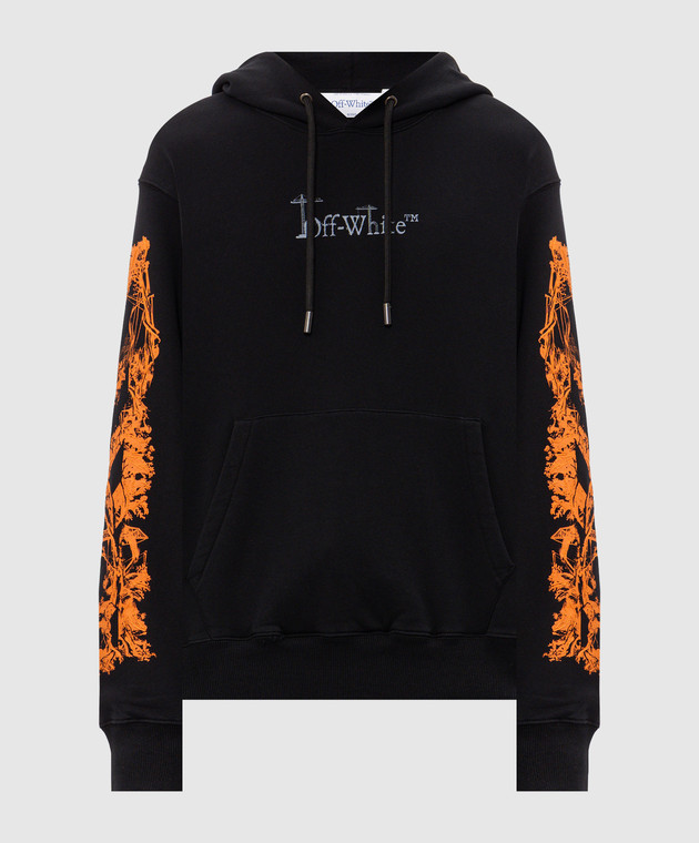 Off-White Черные худи City Nature 44MBB12NF26F007