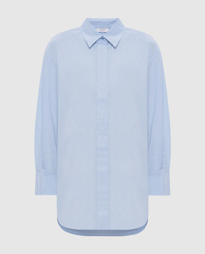Peserico Блакитна сорочка з ланцюжком моніль A0650301979