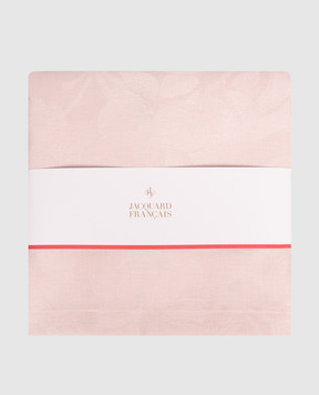 Le Jacquard Fraincais Рожевий ранер Tivoli з льону 26727