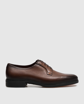 Santoni Коричневі шкіряні дербі MGEG19291NEAXHAS