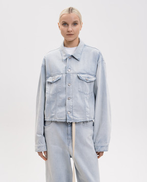 Maison Margiela MM6 Голубая джинсовая куртка S52AM0340M30056