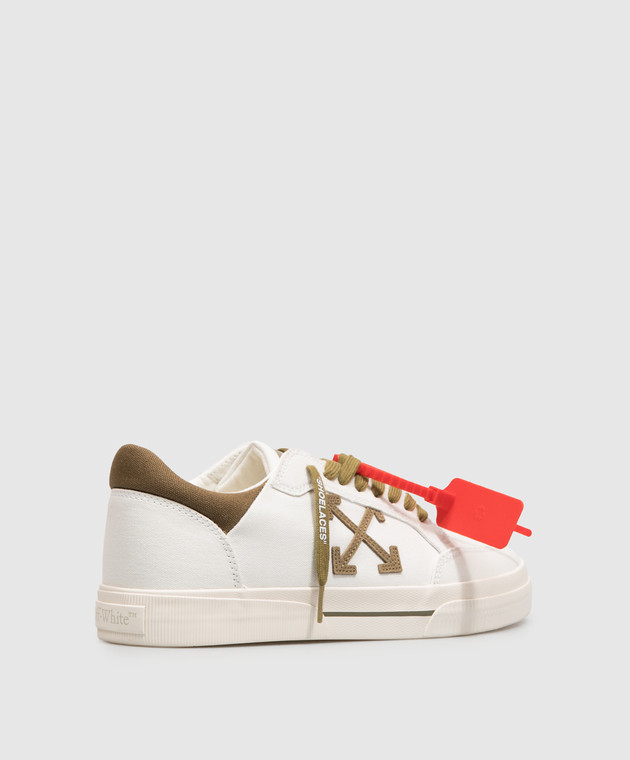Off-White Кроссовки Vulc Low цвета айвори OF05775301 изображение 3