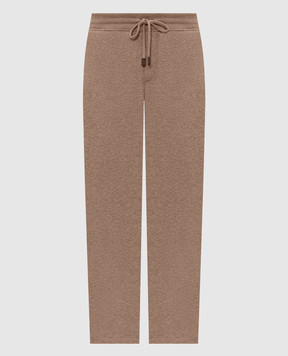 Canali Коричневі спортивні штани MJ02454T0952