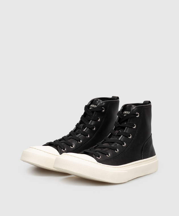 Ann Demeulemeester Черные кожаные хайтопы Ycke B0014406LT208 изображение 2