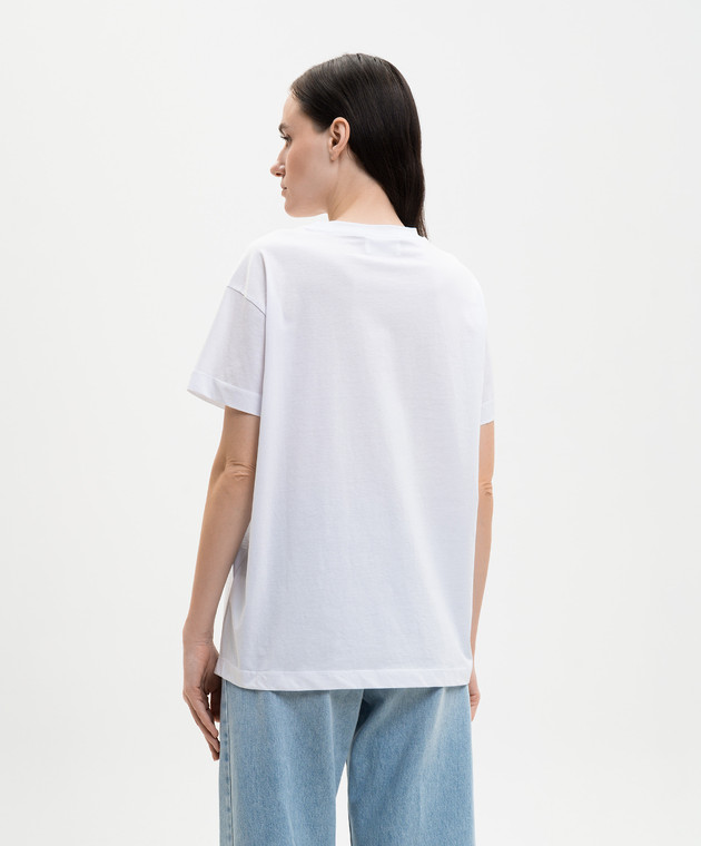 Solotre Белая футболка M1AB0192 изображение 4