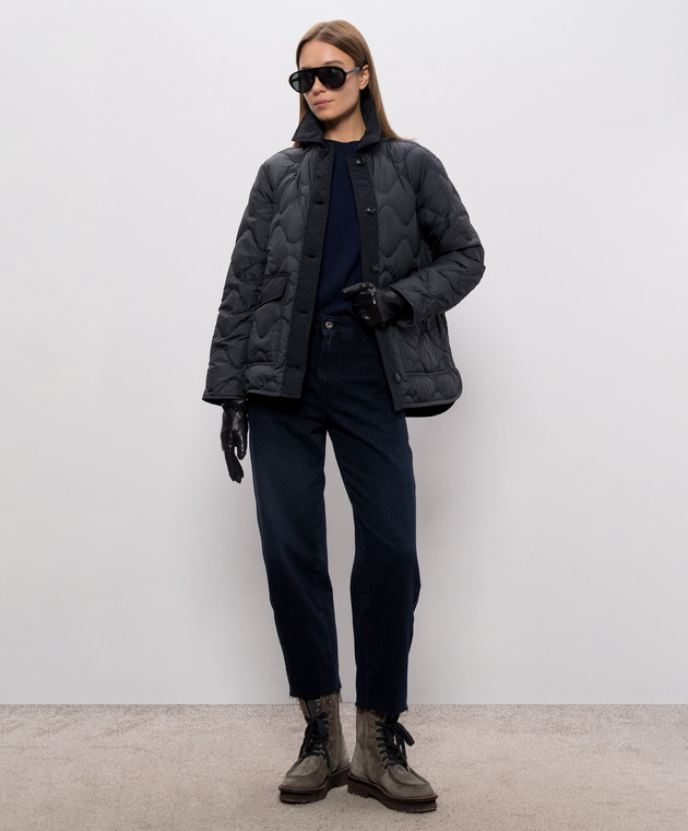 Woolrich Темно-серая пуховая куртка CFWWOU1137FBUT2635 изображение 2