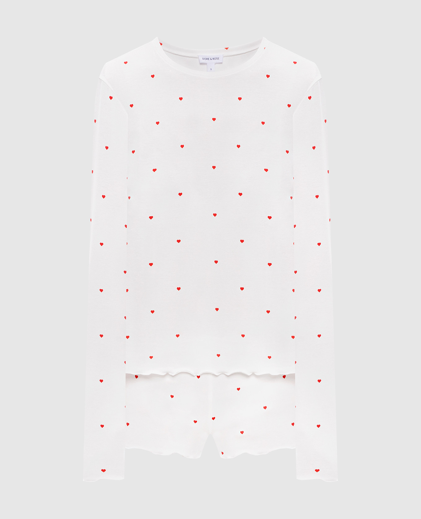 

Белая пижама в принт, Белый, Пижамы