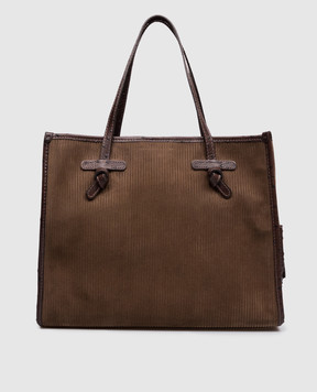 Gianni Chiarini Коричнева замшева сумка-тоут Marcella BS12470TMBY