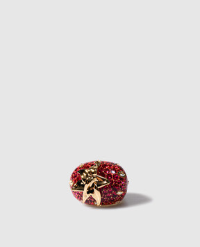 Swarovski Кольцо Idyllia с покрытием 18-каратным золотом 5745796