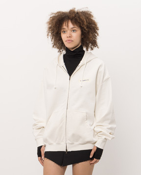 Vetements Спортивна куртка кольору айворі MH27ZU147W