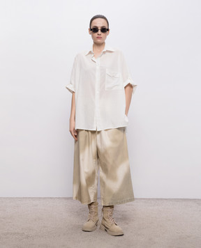 Y`S Yamamoto Біла сорочка з відворотами YKB16021