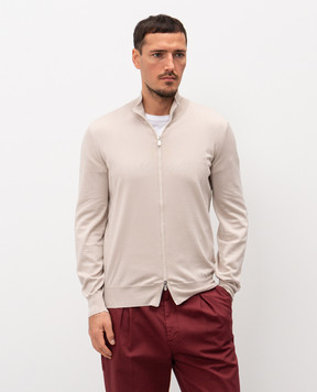 Brunello Cucinelli Бежевый кардиган M2900106