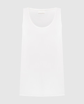 Brunello Cucinelli Білий топ із шовку M0C59E0600