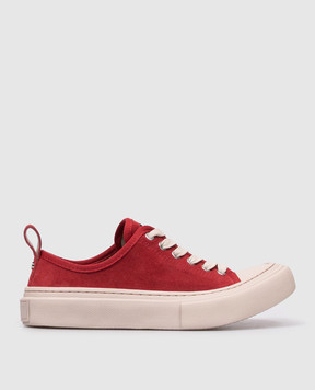 Ann Demeulemeester Червоні замшеві кеди Halli B0014098LT199