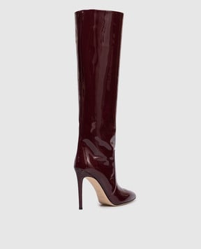 Paris Texas Червоні шкіряні лаковані чоботи PX501XVN01