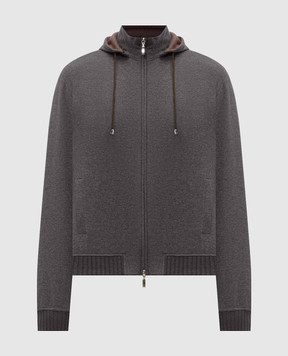 Doriani Cashmere Сіра спортивна куртка 872CAPSTLUJ362