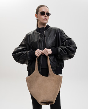 The Attico Бежевая сумка с логотипом 260WAH00062LBT007AA