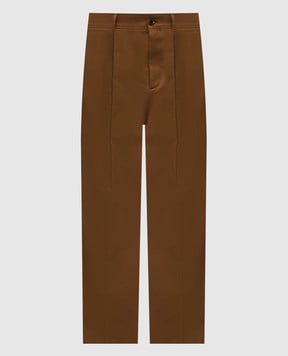 Valentino Коричневі штани з емблемою 8V3RBO20ALS