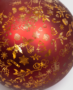 Lamart Красный стеклянный светодиодный шар 25079